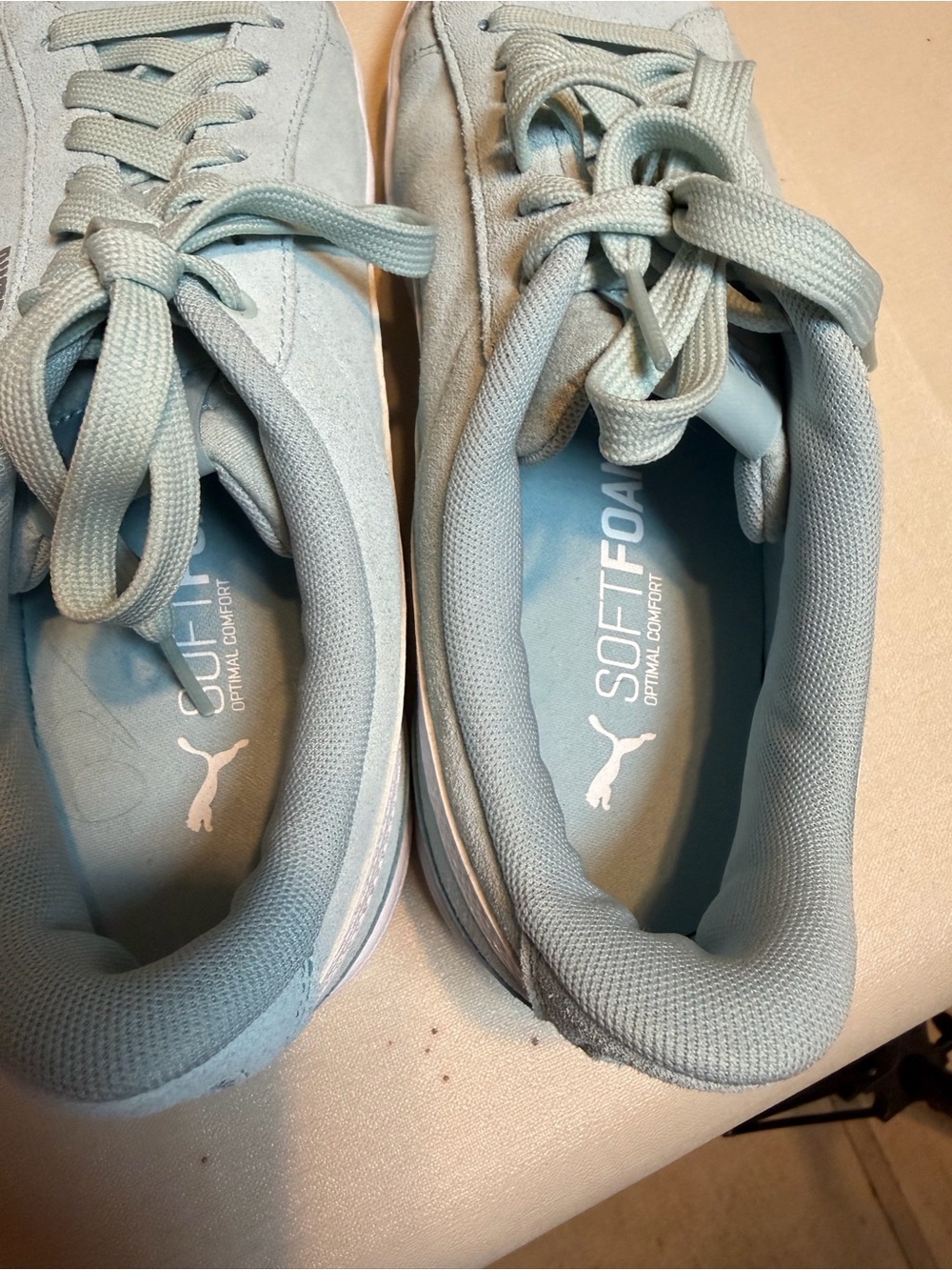 PUMA Vikky V3 Imprints Women's Sneakers - Mint & White - Picture 5 of 8